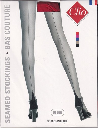 Bas Saneb Nylon à Coutures - Beige Taille 3 - 15 Deniers - Made In France