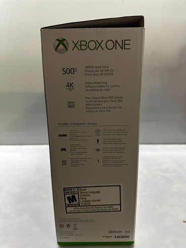 Consola Microsoft Xbox One Battlefield 1 Blanca SOLO EN CAJA Funda Deslizante Cajas Interiores - Imagen 4 de 5