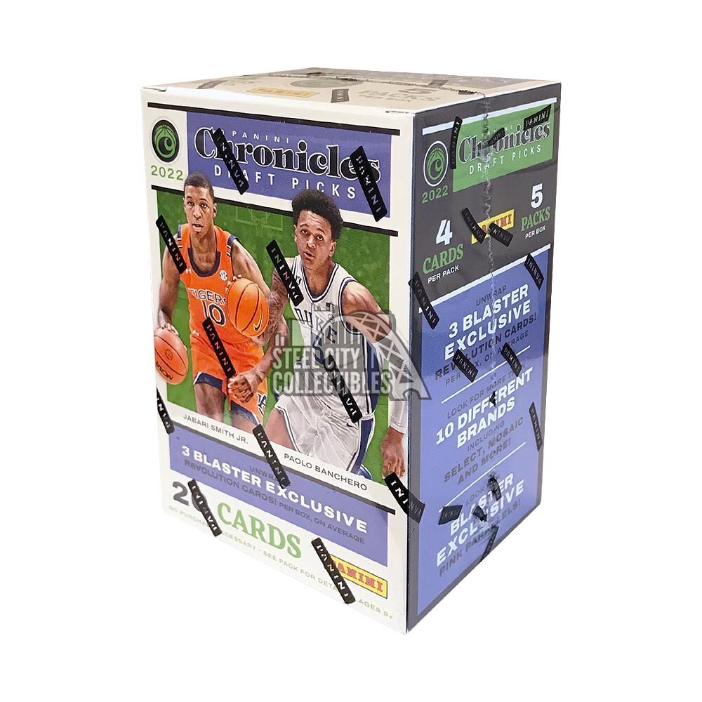 2022-23 Panini Chronicles Draft Picks Collegiate Basketball Blaster Box