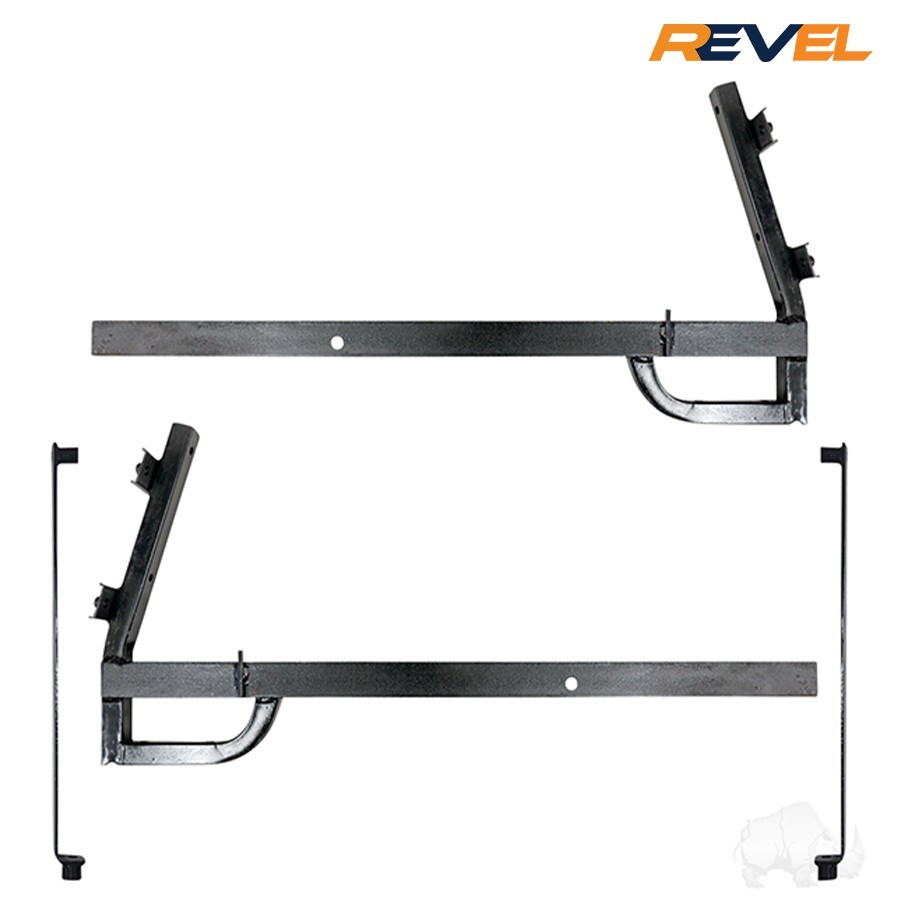 Yamaha Drive2 Golf Cart Powder Coated Steel Cargo Utility Box w/ Mounting Kit