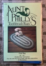 Aunt Philly's Toothbrush Rug Rectangle and Square Rugmaking Pattern and Instruct