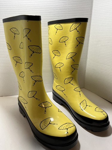 143 Heart Girl Yellow Rain-boots Size 