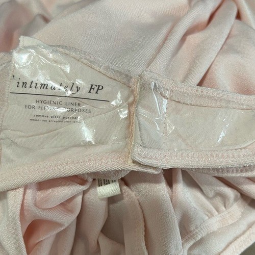 NEW Intimately Free People Kaya Long Sleeve Light Pink Bodysuit Size Medium - Picture 6 of 9