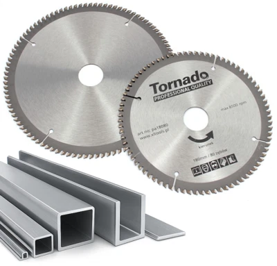 TORNADO Kreissägeblatt Aluminium Kupfer Kunststoff Hartmetall Trapez Zähne leise