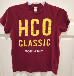 HCO Classic, 20th July, T-Shirt, Maroon 