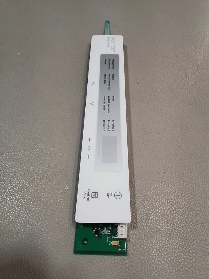 Tablero de control de cajón Electrolux nevera delicatessen N.º de parte: 241958401 Foto 2 de 4