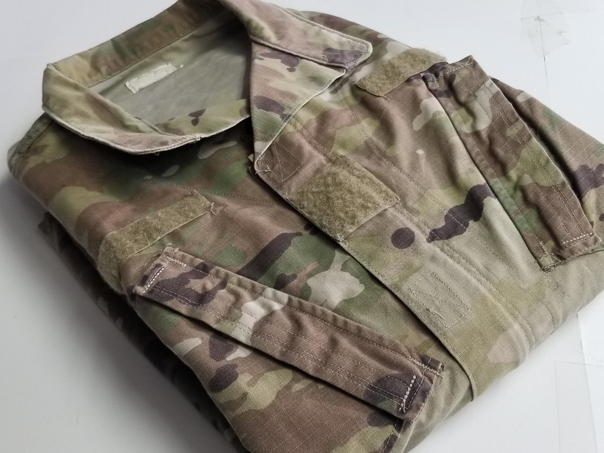 U.S. ARMY BUZZ OFF 迷彩服 サイズL US Army Shirt Insect Repellant Buzz Off Mens Small Short Camo