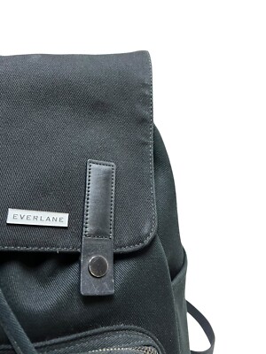 EVERLANE THE MODERN SNAP UNISEX BLACK Canvas Backpack | eBay display picture 1