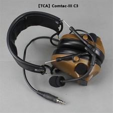 TCA Headset Comtac III Military Standard Plug Earphone For PRC 148 152 Handset 