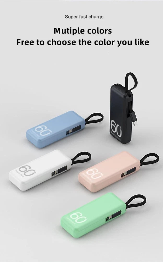 Power Bank 5000mah Mobile Phone Plastic Mini Multicolor 1-usb 5v Backup Power Bank 5000mah Mobile Phone Plastic Mini Multicolor 1-usb 5v Backup
