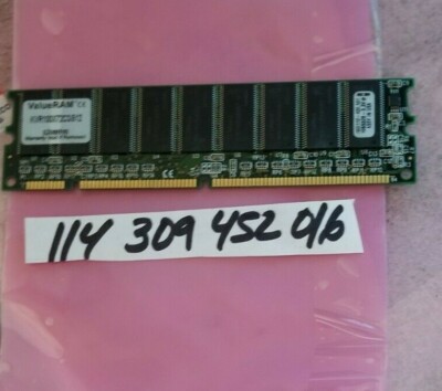 128 Mo SDR SD SDRAM PC100 100 SYNCH DUAL RANG 168PIN ECC 8X8 18 PUCES UBDIMM 128 Mo SDR SD SDRAM PC100 100 SYNCH DUAL RANG 168PIN ECC 8X8 18 PUCES UBDIMM