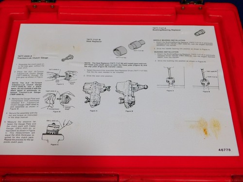 Ford Rotunda Essential Service Tool Kit T87T-7000-S Truck Service Kit W34 - Picture 3 of 4