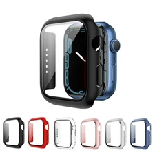 Cover Case Screen Protector For Apple Watch 8 7 6 5 4 SE 38/40/41/42/44/45/49mm