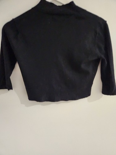 Bolero Shrug Cropped - Black XS/TP - Kids - Picture 2 of 3