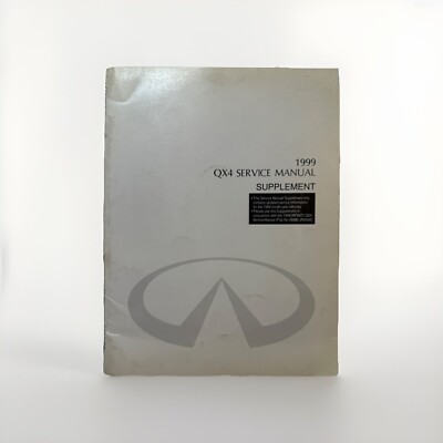 Infiniti QX-4 1999 OEM Shop Service Repair Manual Maintenance Guide Electrical