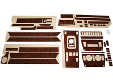 Wood Look Dash Trim Kit For Mercedes E Class W124 1985-1996 Auto Interior Panel Wood Look Dash Trim Kit For Mercedes E Class W124 1985-1996 Auto Interior Panel