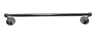 Floor To Ceiling Baxter 18'' Towel Bar Polished Chrome Holder Bathroom Hardware