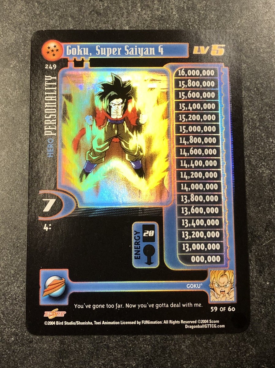 ドラゴンボール　カードダス　GT 200 SUPER SAIYAN 4 美品 ドラゴンボールGT カードダス 200 超サイヤ人 - メルカリ