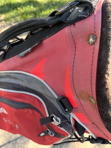 Callaway Big Bertha Ultra Lite 3.8 Stand Bag 6-Way Dual Strap Red & Black No/RC - Picture 2 of 17