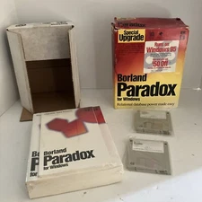 Borland - Paradox for Windows v5.0 - Special Upgrade - 3.5" Floppy Open Box
