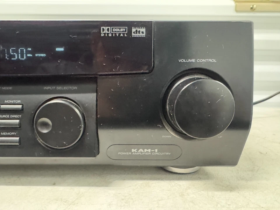 Kenwood VR-6060 -6.1 Ch AV Home Theater Surround Receiver Stereo - Image 4 of 4