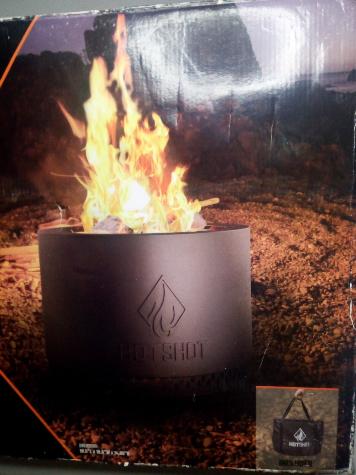 HotShot Explorer Smokeless Wood Burning Fire Pit 19.5" 52258 eBay