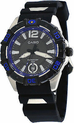 Casio MTD1070-1A1V Men's Resin Band Black Dial 100M Sports Watch  4971850930549 | eBay