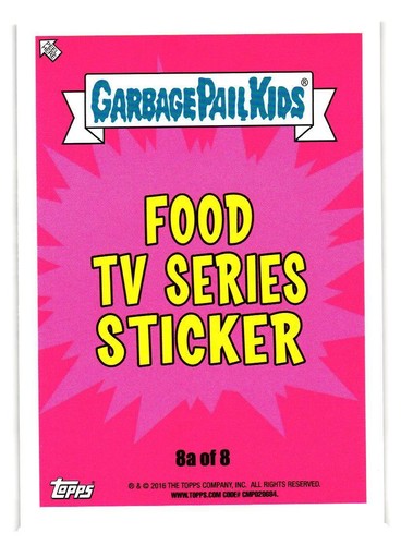 2016 GARBAGE PAIL KINDER SERIE 2 PRIME SCHLIME TRASH TV PICK-YOUR-CARD *BRUSED* - Bild 187 von 293