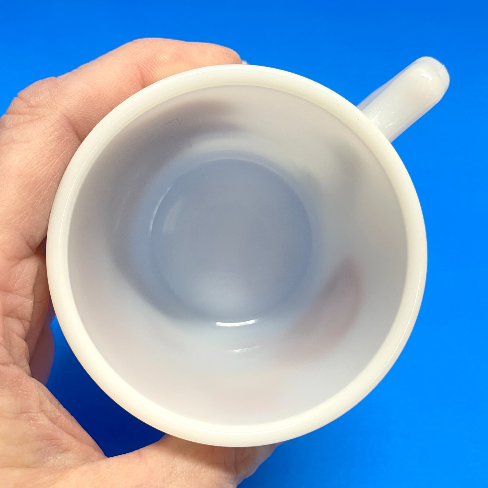 VTG 50s Ranger Joe Round Up 3PC Breakfast Set Hazel Atlas Milk Glass Mug & Bowls