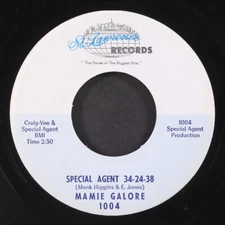 MAMIE GALORE: special agent 34-24-38 / i wanna be your radio ST. LAWRENCE 7"