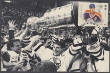 CANADA # 3032.4 - LEGENDS of HOCKEY WAYNE GRETZKY on SUPERB MAXIMUM CARD