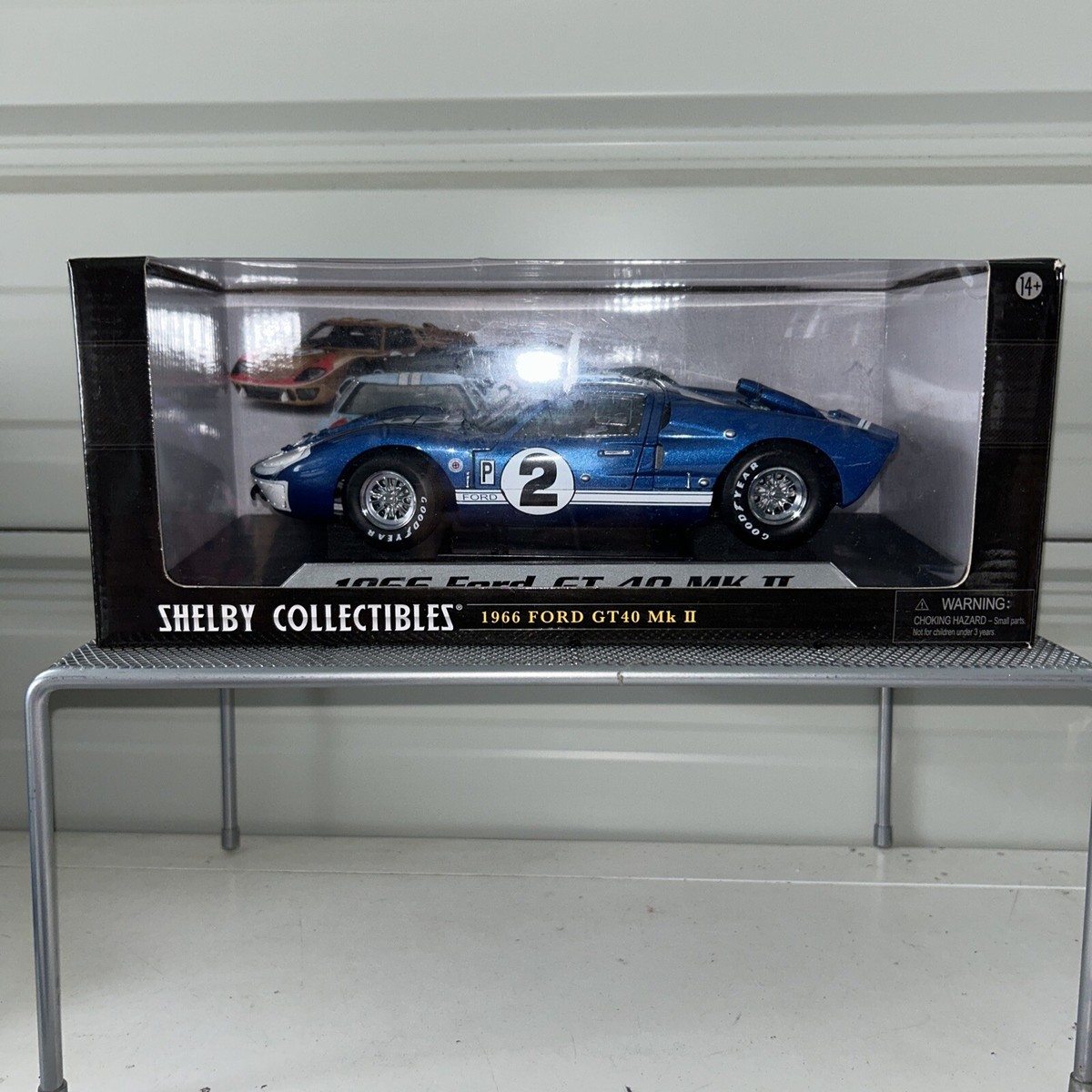 シェルビーコレクティブルズ1:18 1966フォード GT40 MKII ブルー Amazon.com: 1966 Ford GT40 Mark II #1 Le Mans Miles/Hulme 1