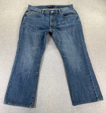 Gap Bootcut Mens Jeans 38x30 (Meas 36x29) Blue Casual Preppy 100% Cotton Denim