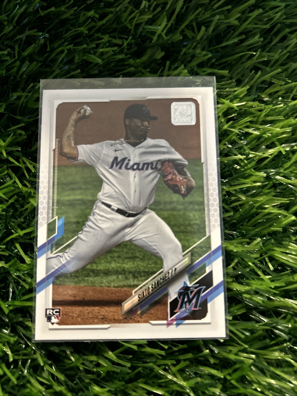 2021 Topps Series 1 SIXTO SANCHEZ RC Card #25 Short Print SP Photo Variation A93