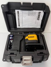 DEWALT 40 ft. Red Self-Leveling Cross Line Laser Level with AA Batteries  Case