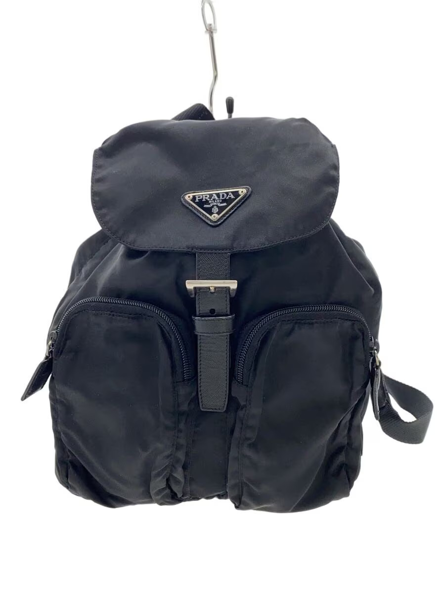 PRADA Backpack Nylon BLK Solid - image 1