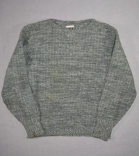 Vintage Mcgregor Sweater Mens Small Green Wool Crewneck Grunge 50s 60s USA
