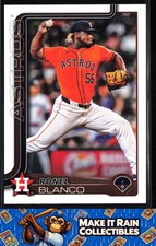 Ronel Blanco 2025 Topps Series One #341 Houston Astros Baseball