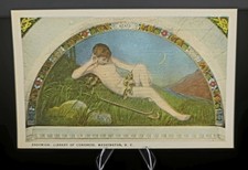 Vintage Library of Congress DC Mural Postcards Lot 5 B.S. Reynolds Unposted
