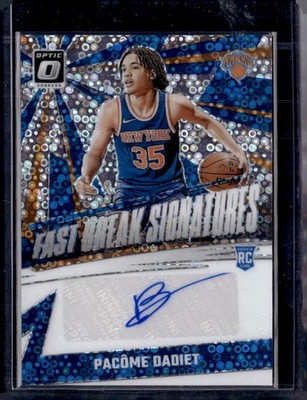2024-25 Donruss Optic #FBS-DDA Pacome Dadiet Fast Break Signatures