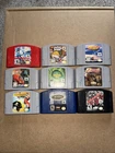 Nintendo 64 Video Game Cartridge Lot of 9 Tested. All Authentic Tested Working