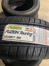 2 New 225 60 17 (99H) Fuzion Touring All Season Tires
