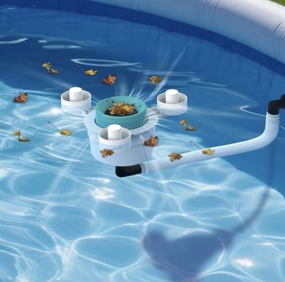 Surface Floating Pool Skimmer With Basket For Above Ground Pools, 10 Filters NEW