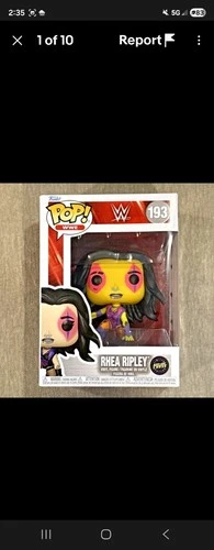 Funko Pop! Vinyl: WWE - Rhea Ripley (Black Light) (Chase) #193