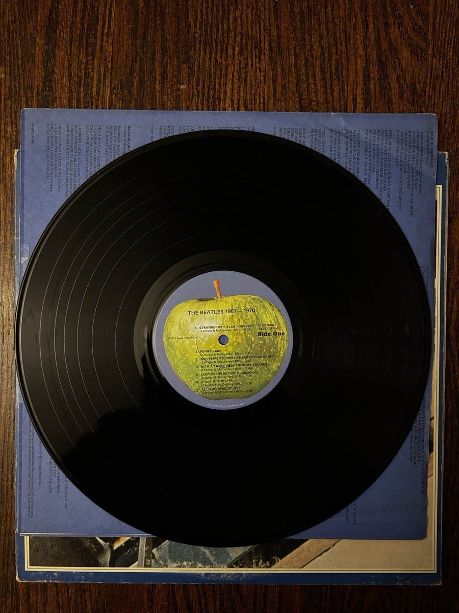 The Beatles 1967-1970 Vinyl Apple Records Rock 1973 SKBO 3404 VG