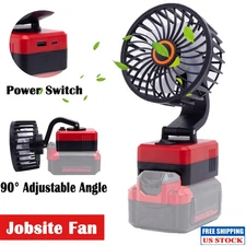 Portable Mini Fan For Craftsman V20 20V Cordless Li-ion Jobsite Fan Bare Tool