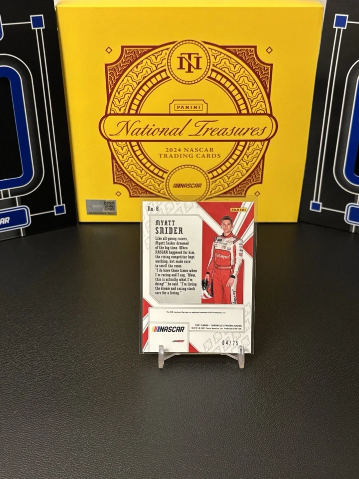 2021 Panini Chronicles - Phoenix Myatt Snider #8 Purple /25 (RC) - Image 2 of 2