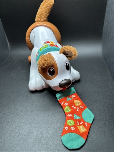 Fisher-Price 123 Crawl with Me Puppy Electronic Dog Infant Crawling Learning Toy