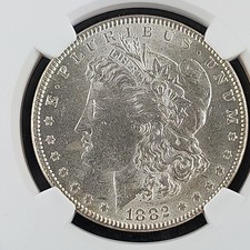 MS 61 Graded 1882 Year Morgan US Dollars (1878-1921) for sale | eBay