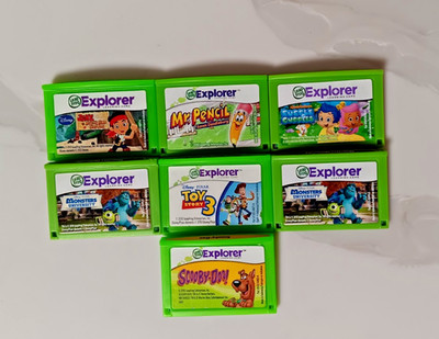 7 Leap Frog LeapPad Explorer Learning Game lot